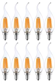Led Rustik E14 Ampul Kıvrık Uç 6W 3000K Gün Işığı ERD-83 - 1
