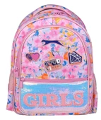 Slazenger Kids Üç Bölmeli Kız Çocuk Pullu İlkokul Sırt Çantası - Pembe - 1