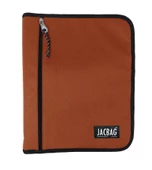 Jacbag Kiremit Turuncu A4 Organizer Fermuarlı Dosya ve Evrak Çantası (Kadın) - 2
