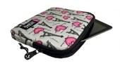 Jacbag Paris Gri/Pembe Kadın/Kız Çocuk Tablet Çantası/Kılıfı (Suya Dayanıklı Malzeme) - 1