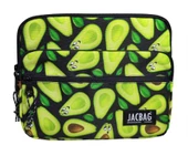 Jacbag Açık Yeşil Avokado Üç Cepli Tablet Telefon Not Defteri El Çantası - Kız Çocuk/Kadın - 1