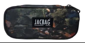 Jacbag Yeşil Yapraklı Oval XL Organizer Kalem Kutusu Kalemlik - 2