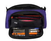 Jacbag Prime XL Lastik Ayraçlı İki Bölmeli Mor Kalem Çantası(Kadın/Kız Çocuk) - 1