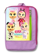 Cennec Dikey Lila CRY Babies Kız Çocuk Tablet Çantası - (10,9 İnç ve Altı Tabletler İçin Uyumlu) - 1