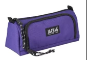 Jacbag Prime XL Lastik Ayraçlı İki Bölmeli Mor Kalem Çantası(Kadın/Kız Çocuk) - 4