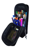 Jacbag Kırmızı Unisex Masaüstü Büyük Kalemlik/Kalem Çantası - 3