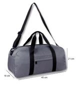 Cennec Gri Çocuk/Genç/Yetişkin Spor ve Seyahat Çantası - 4