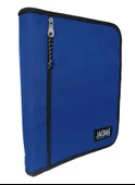 Jacbag Saks Mavi A4 Organizer Fermuarlı Dosya ve Evrak Çantası (Erkek) - 1