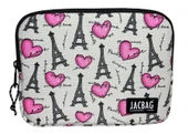 Jacbag Paris Gri/Pembe Kadın/Kız Çocuk Tablet Çantası/Kılıfı (Suya Dayanıklı Malzeme) - 2