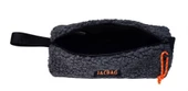 Jacbag Teddy Silindir Peluş Kalem Çantası Gri - Turuncu - 2
