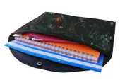 Jacbag Yeşil Yapraklı Unisex A4 Çıtçıtlı Dosya Defter Tablet ve Evrak Çantası - 2