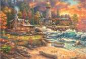 Anatolian 3000 Parça Deniz Feneri Puzzle - Chuck Pinson - 1