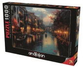 Anatolian 1000 Parça Venedik'te Gece Puzzle - Michele Farella thumbnail 1