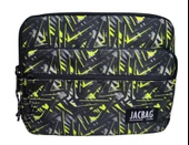 Jacbag Sarı Geometrik Üç Cepli Tablet Telefon Not Defteri El Çantası - Kız Çocuk/Kadın - 1