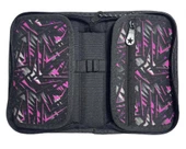 Jacbag Pembe Geometrik Sert Kapaklı Lastikli Düzenleyici Organizer Kalemlik - 2