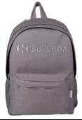 Superga Grey Linen Günlük ve Seyahat Sırt Çantası thumbnail 1