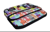 Jacbag Sarı Kedi Kız Çocuk/Kadın Üç Cepli Tablet Telefon Not Defteri El Çantası - 4