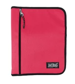 Jacbag Mercan Pembe A4 Organizer Fermuarlı Dosya ve Evrak Çantası (Kadın) - 2