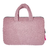 Jacbag Teddy Peluş Pembe Kız Çocuk Notebook Laptop ve Evrak Çantası - 2