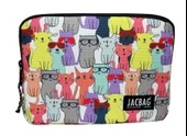 Jacbag Sarı Kedi Kız ve Erkek Çocuk Tablet Çantası/Kılıfı (Suya Dayanıklı Malzeme) - 2