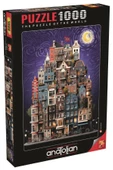 Anatolian 1000 Parça Amsterdam Starry Night Puzzle - Yasin Yaman thumbnail 1