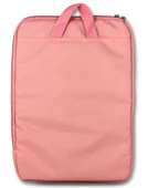 Cennec Dikey Pembe Evrak ve Laptop/Notebook Çantası - 15,6 inç Uyumlu - Kadın - 2