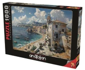 Anatolian 1000 Parça Sahil Kasabası Puzzle - Onur Aslan thumbnail 2