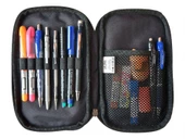 Jacbag Çift Kapaklı Organizer Lastikli Düzenletici Kalemlik - Popcorn - Unisex Çocuk - 3