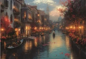 Anatolian 1000 Parça Venedik'te Gece Puzzle - Michele Farella thumbnail 2