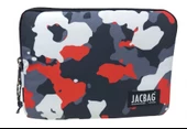 Jacbag Kırmızı Kamuflaj Kız ve Erkek Çocuk Tablet Çantası/Kılıfı (Suya Dayanıklı Malzeme) - 2
