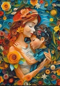 Ks Games 1000 Parça Mothers Hug Puzzle - David Fairchild thumbnail 1