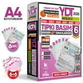 2025 YKS YDT İNGİLİZCE ÖSYM Çıkmış Soru 6lı Tıpkı Basım ve 5li Çıkmış Karma Deneme Seti TG Çözümlü - 3