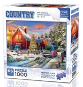 Ks Games 1000 Parça Red Barn Farm Puzzle - Dominic Davison thumbnail 1