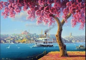 Ks Games 1000 Parça Ayasofya Camii ve Vapur Puzzle - Zekeriya Malkoç - 1