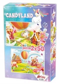 Star Puzzle 2x50 Parça Çocuk Puzzle - Şeker Diyarı thumbnail 1
