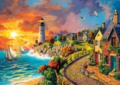 Ks Games 1000 Parça Deniz Feneri Puzzle thumbnail 5