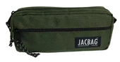 Jacbag Çift Fermuarlı Haki Yeşil Erkek Çocuk Kalem Kutusu - 3