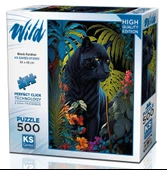 Ks Games 500 Parça Kara Panter Puzzle - thumbnail 1