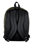 Jacbag Campus-Deri Tabanlı Üç Bölmeli Haki Yeşil Sırt Çantası (Okul, Günlük, Seyahat) thumbnail 5