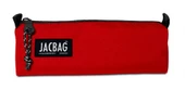 Jacbag Kırmızı Kız Çocuk Tek Bölmeli Üçgen Okul ve Ofis Kalem Kutusu - 1