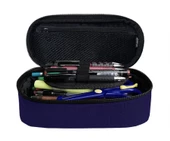 Jacbag Mor Kadın/Kız Çocuk Oval XL Organizer Kalem Kutusu Kalemlik thumbnail 2