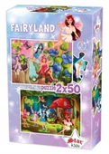 Star Puzzle 2x50 Parça Çocuk Puzzle - Peri Dİyarı thumbnail 1