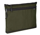 Jacbag Haki Yeşil Erkek A4 Zip Folder İki Bölmeli Dosya ve Evrak Çantası - 1