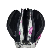 Jacbag Üç Bölmeli Çocuk ve Yetişkin Kalem Çantası - Paris Pembe/Gri - Kız Çocuk/Kadın thumbnail 2