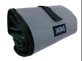 Jacbag Senior XL Lastik Ayraçlı Cepli Katlanır Gri Sanatsal Kalem Çantası - 1