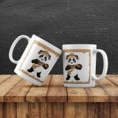 Panda Masa Lambası Panda Kupa Hediye Seti - 3