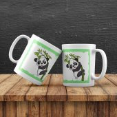 Panda Masa Lambası Panda Kupa Hediye Seti - 3