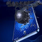 Apple iPhone 11 Pro Max ​​​​​​​​​​​​​​​​​​​​​​​​- Ekran Koruyucu Darbeye Dayanıklı Anti Statik Temperli Cam thumbnail 2