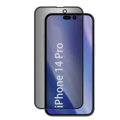 Apple iPhone 14 Pro - Ekran Koruyucu Kor Privacy Hayalet Cam Ekran Koruyucu - 1