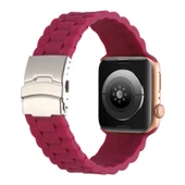 Apple Watch 7 45mm - Kordon Silikon Kordon KRD-72 - 4